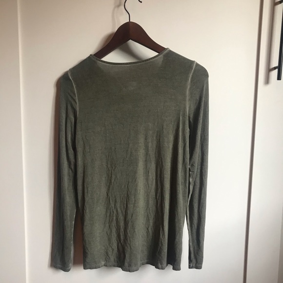American Eagle Green Long Sleeve Top - Picture 5 of 5